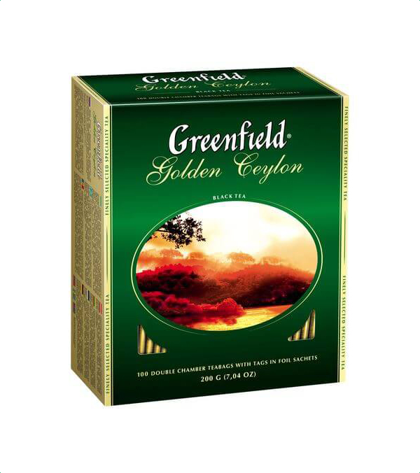 Greenfield пакетированный Golden Ceylon 100шт.