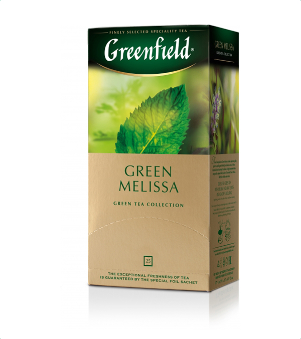 Greenfield пакетированный Green Melissa 25шт.