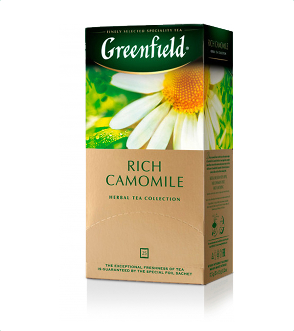 Greenfield пакетированный Rich Camomile 25шт.